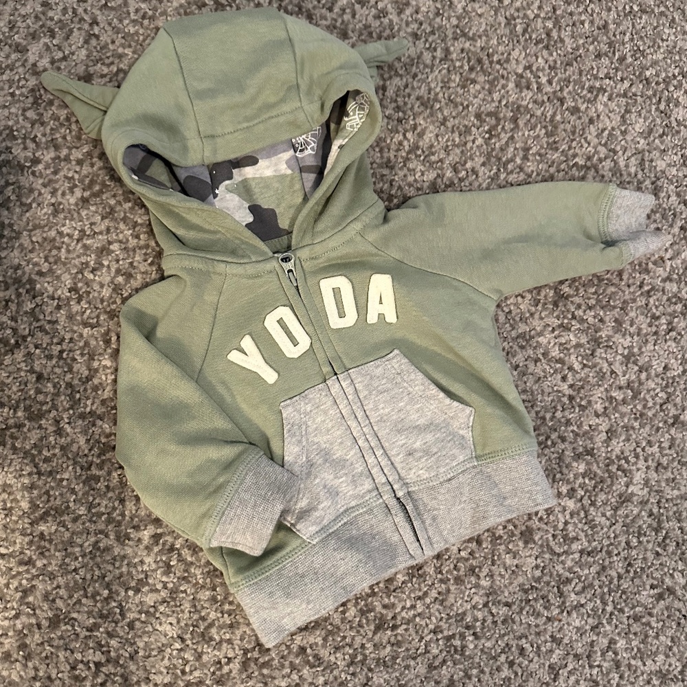 Yoda star wars baby jacket